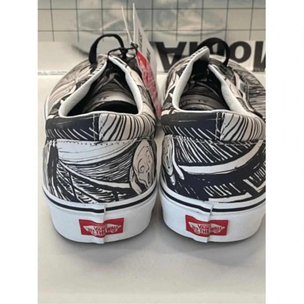 Vans Sneakers‎ Edvard Munch Moma Women Size 5 Black White The Scream New